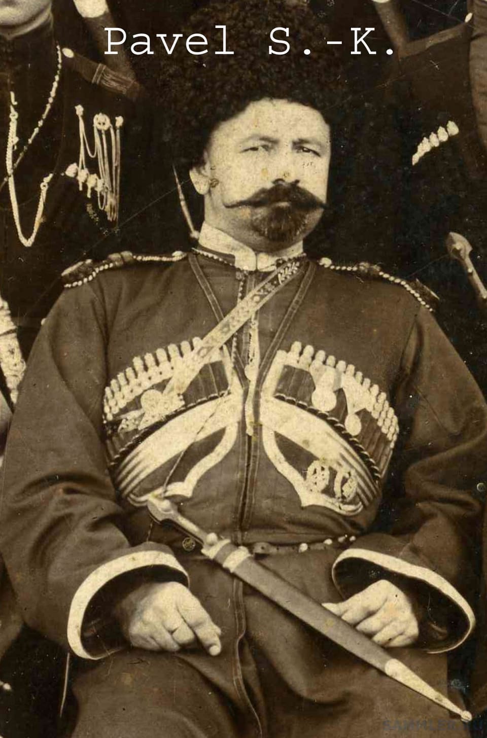 Mikhail Alekseevich Kalaushin, master-teacher at the Maykop craft school, 1910 (detail)