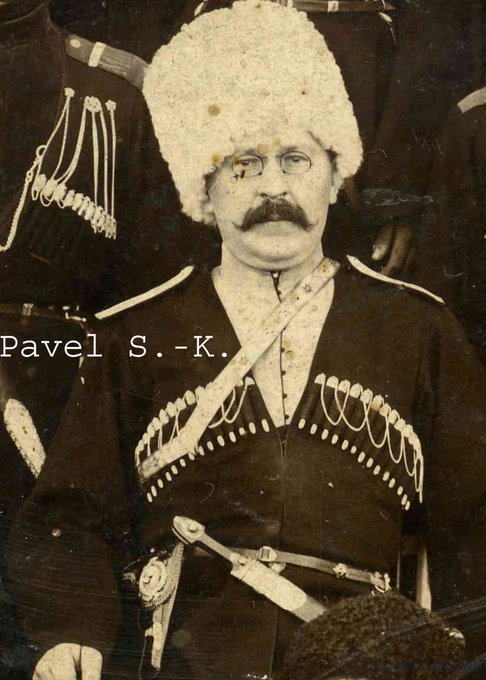 Esaul V. P. Kamyansky, head of the Maykop craft school, 1910 (detail)