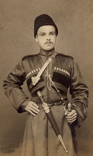Fedot Alekseevich Kalaushin at the start of his service in His Imperial Majesty's Own Convoy