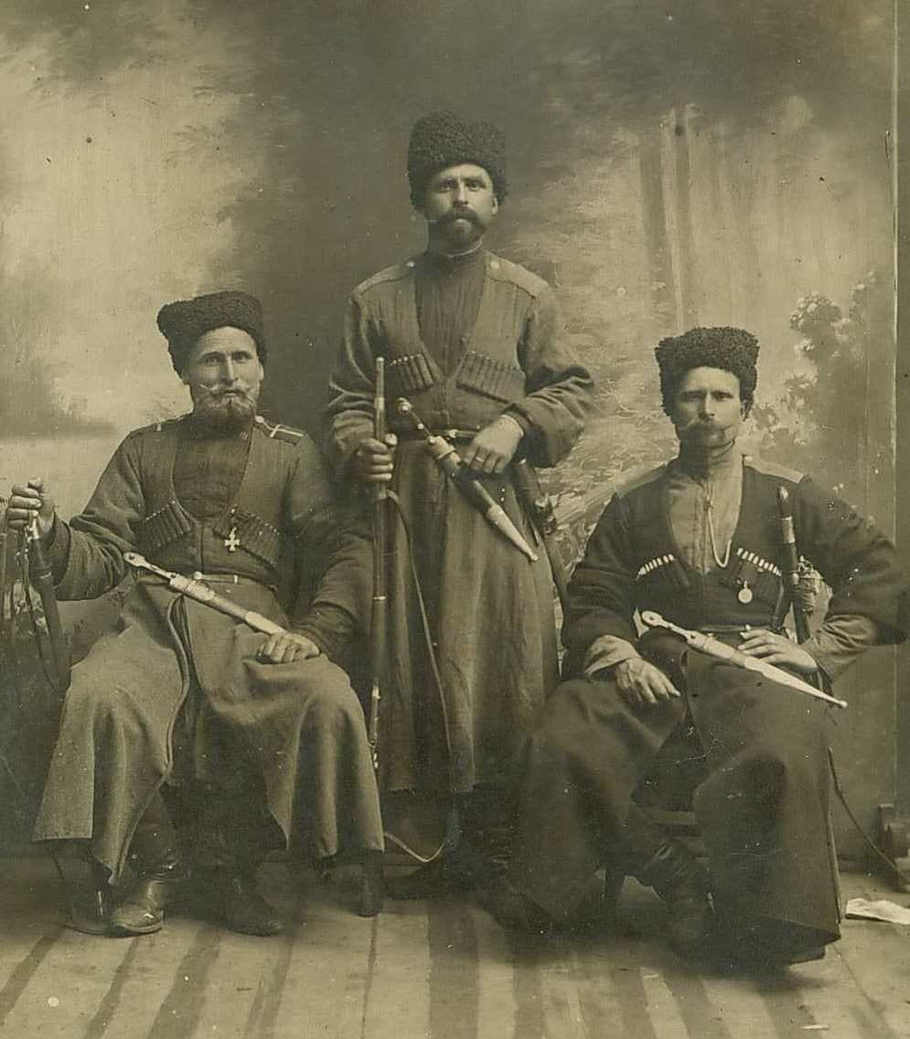 Кубанские казаки особой 17-й сотни, 1915