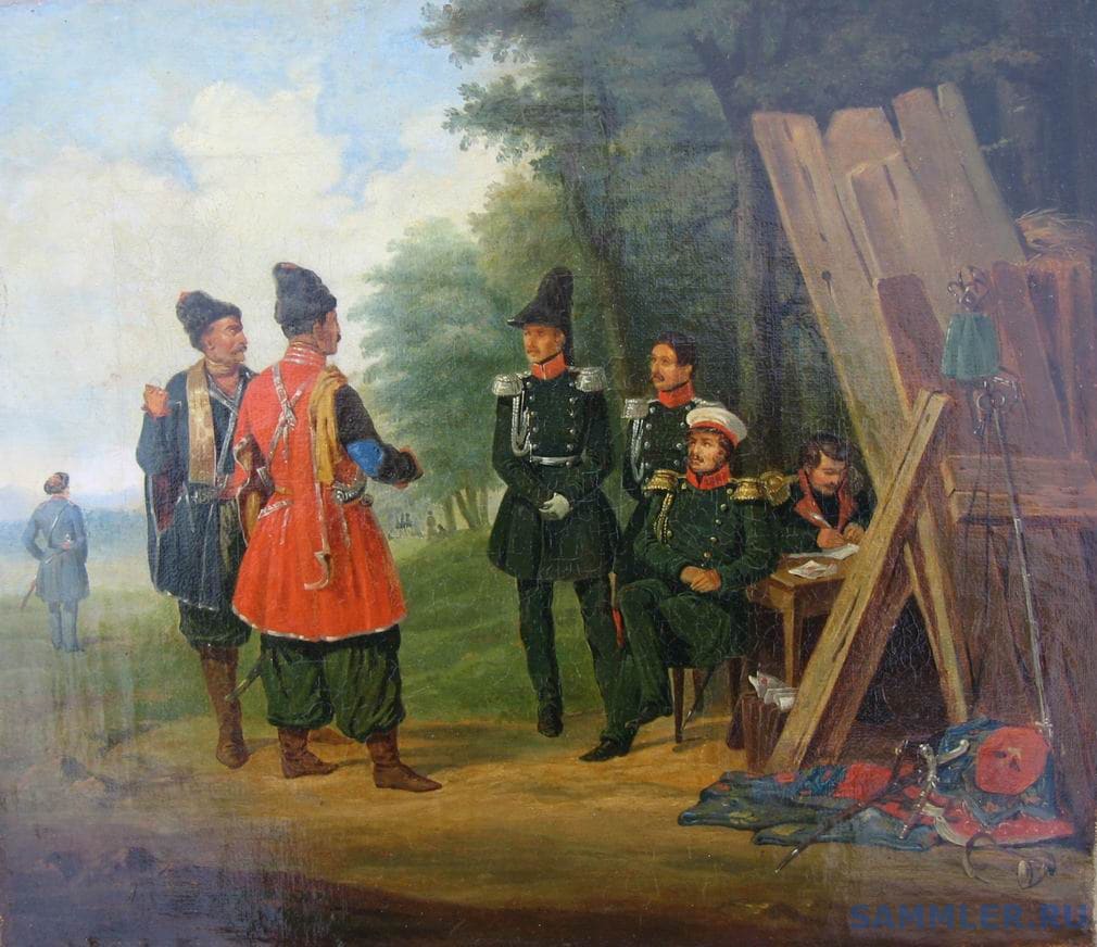 A. Ladurner, "Scene from Military Life in the Caucasus", 1838–44